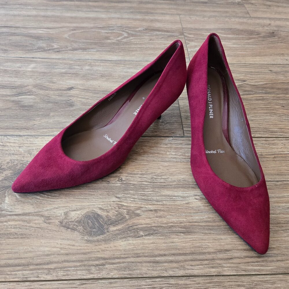 Donald Pliner Red Rome Strobel Flex Heels
